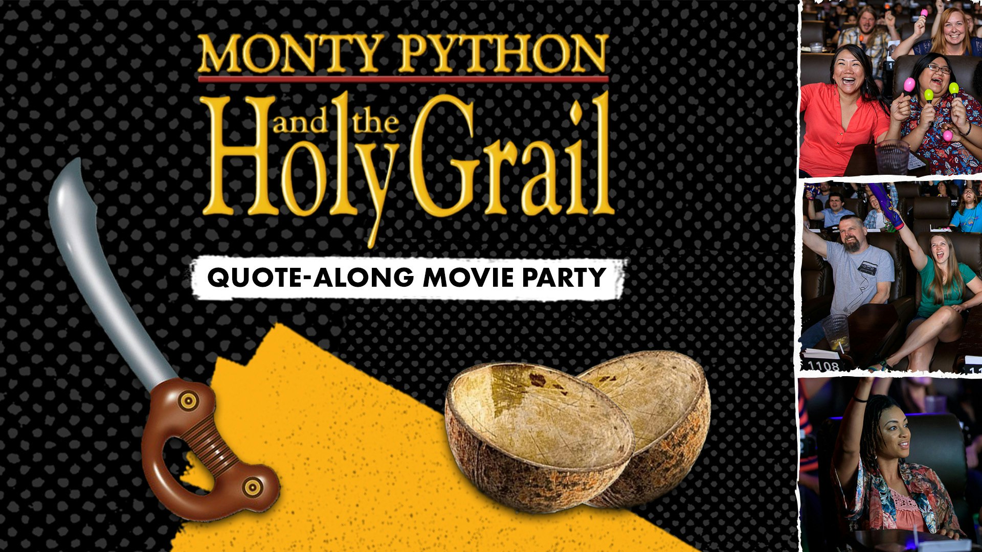 Monte Python Butthorn Quote Along Monty Python And The Holy Grail | Alamo Drafthouse Cinema