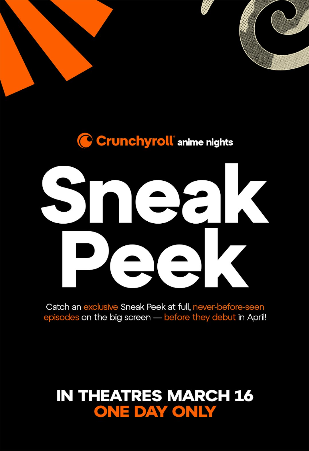 Crunchyroll Anime Nights Sneak Peek (3/16/2026)