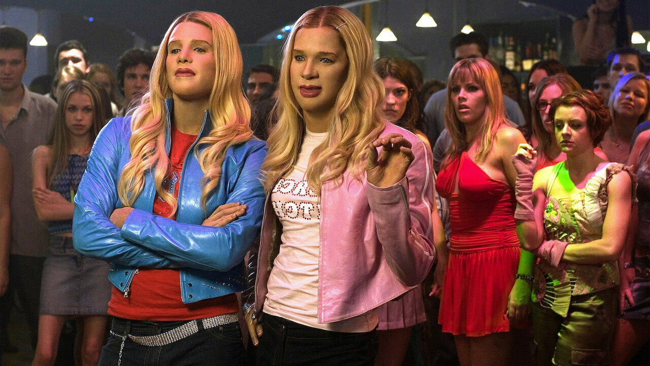 white chicks pink dress White Chicks